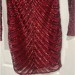 Gianni bini red sequin dress deals